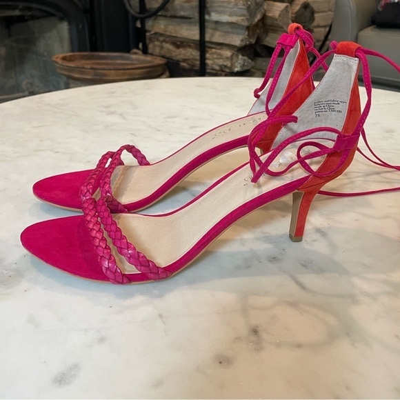 Anthropologie Lien Do Suede Heel Shoes - Picture 2 of 13